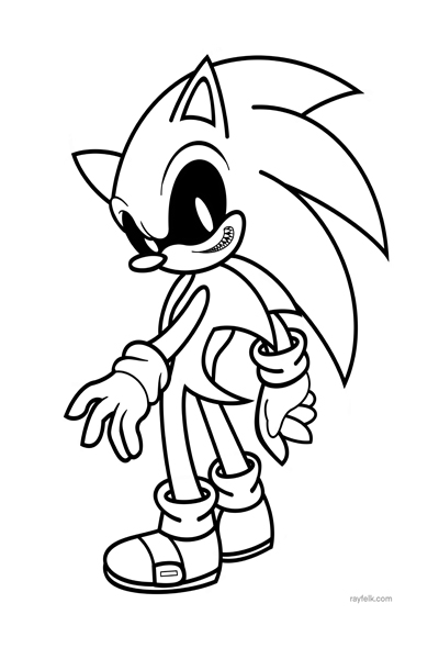 Sonic Coloring Pages