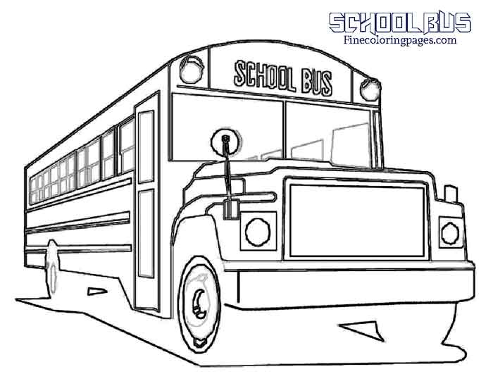 12 Best Free Printable Bus Coloring Pages For Kids