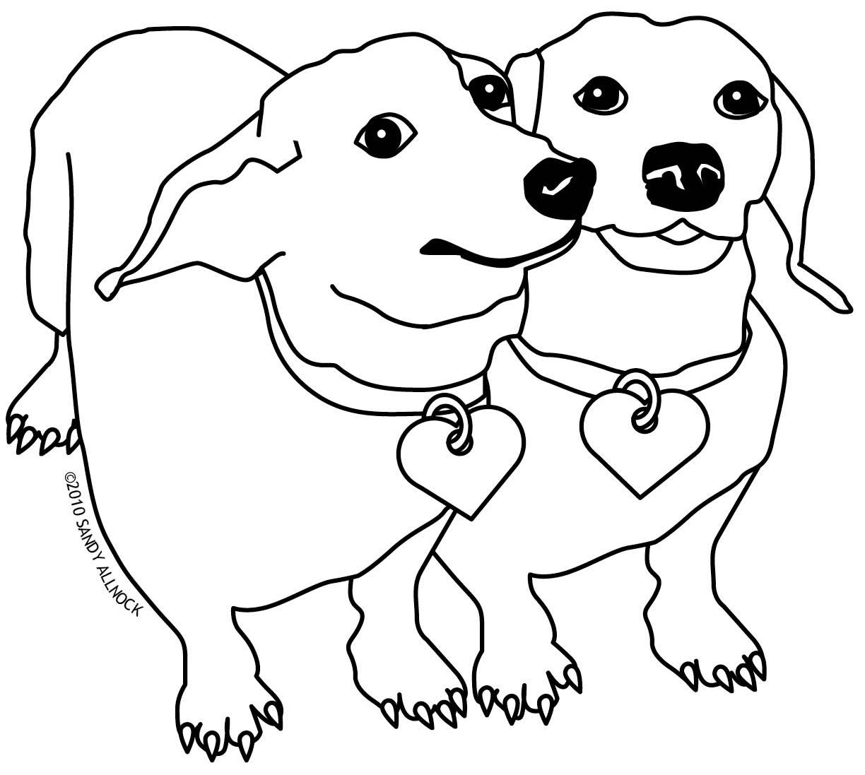 It's a colourful world: Long wait for lil pups | Dog coloring page, Dog  coloring book, Dog template