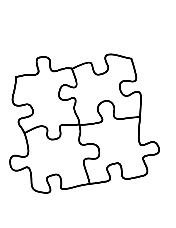 puzzle piece Colouring Pages | Autism puzzle piece, Puzzle pieces, Coloring  pages