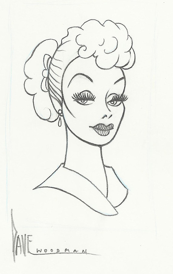 LUCILLE BALL lucy Ricardo Original Pencil Drawing - Etsy