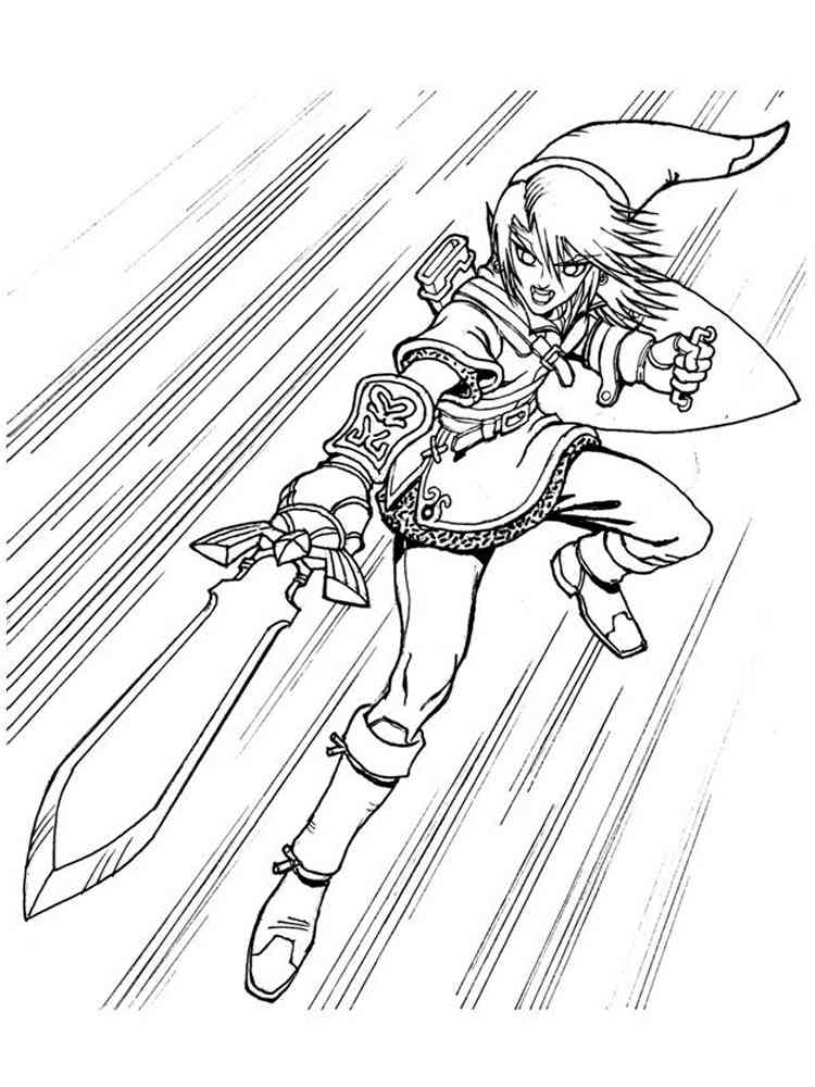Free The Legend Of Zelda coloring pages