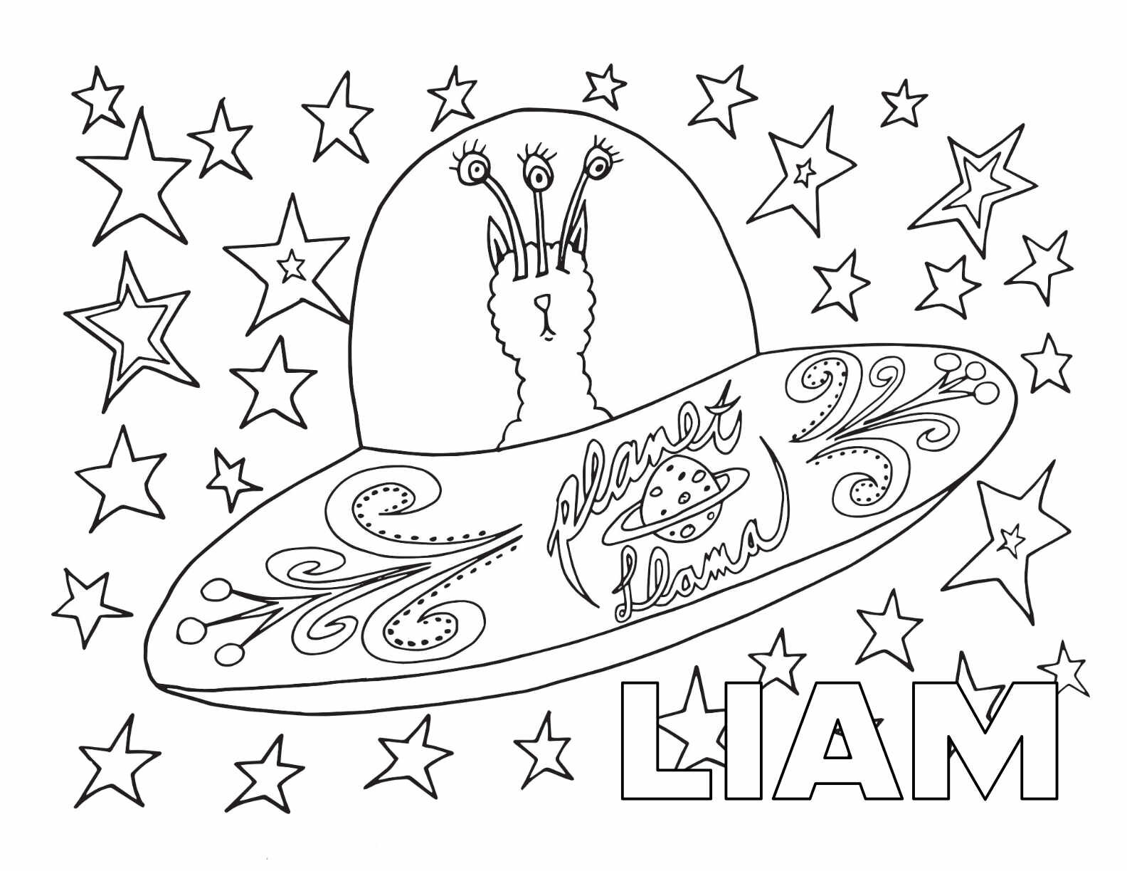 5 Free Liam Coloring Pages — Stevie Doodles