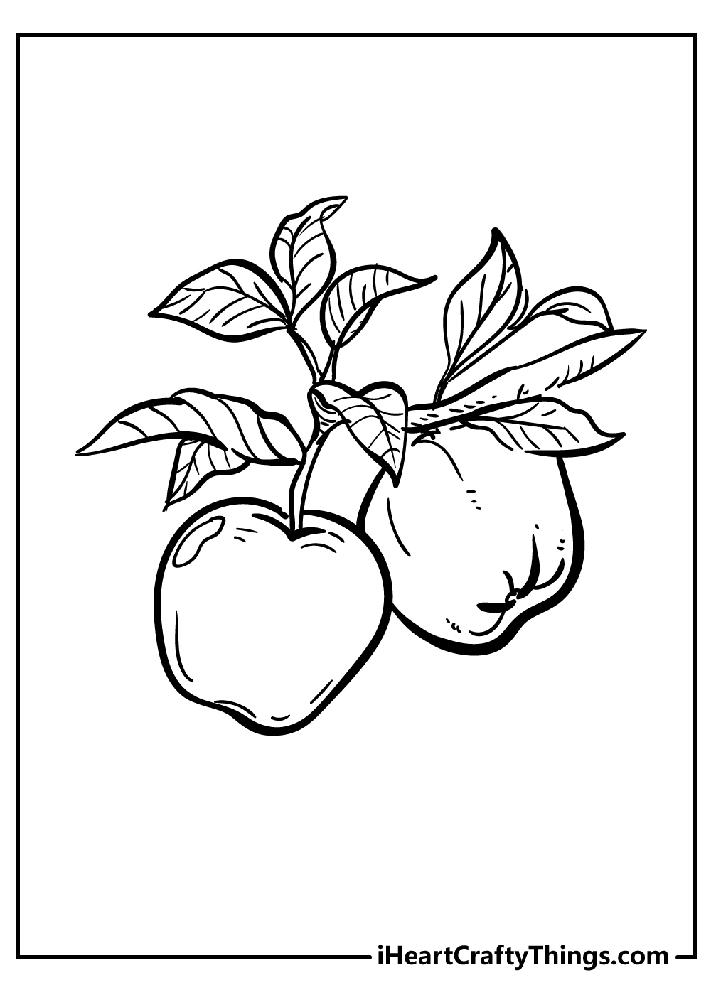 Printable Apple Coloring Pages (Updated 2023)