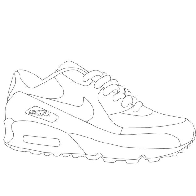 Coloring : Amazing Nike Shoe Coloring Page Free Shoe Coloring Page‚ Free  Shoe Coloring Page Printable‚ Blank Nike Shoe Coloring Page Yeezy or  Colorings