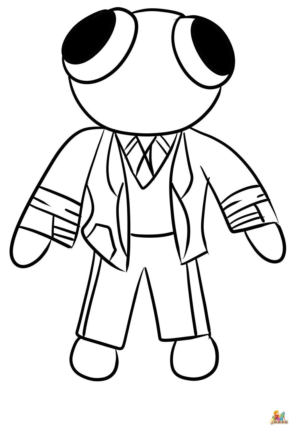 Rainbow Friends Coloring Pages — Free ...