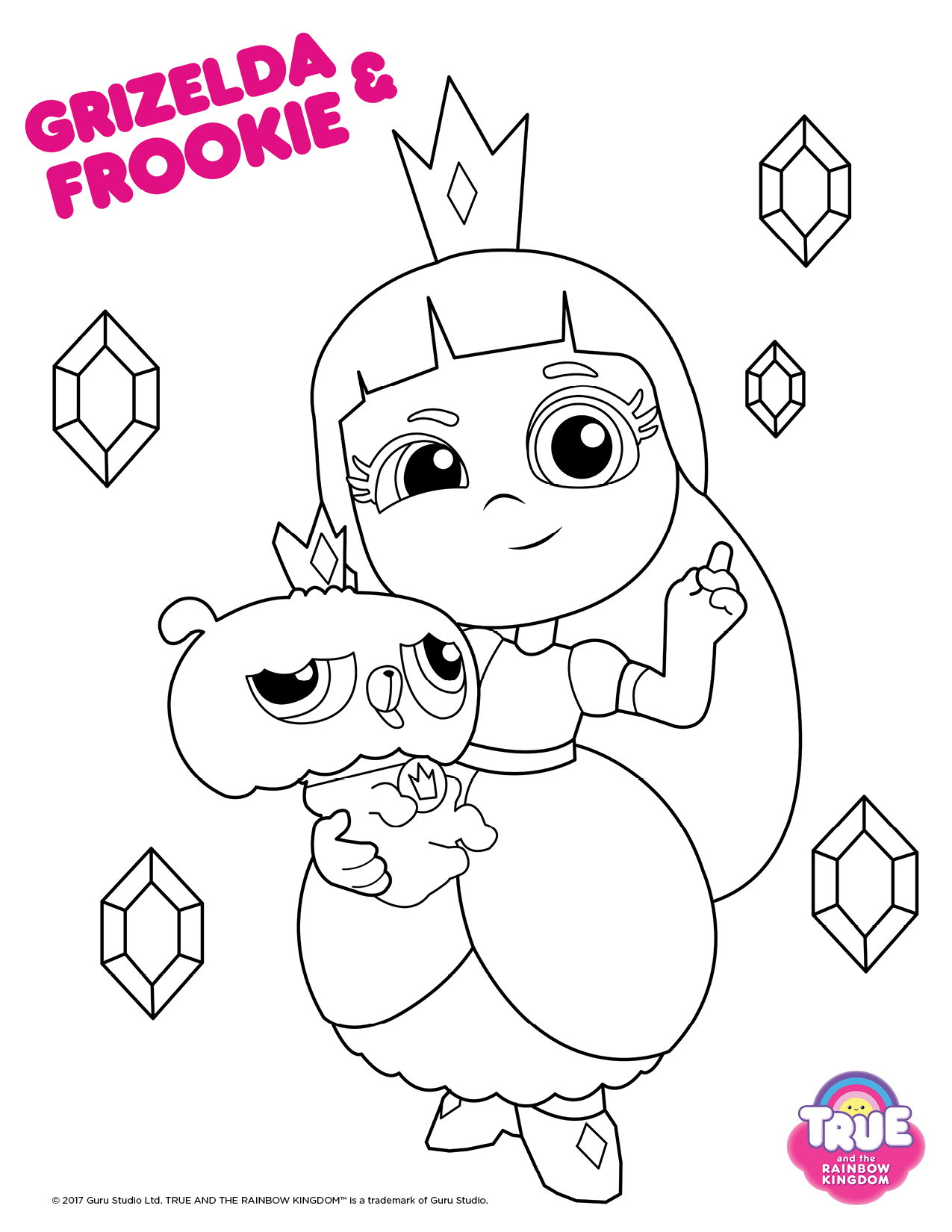 15 Free Printable True And The Rainbow Kingdom Coloring Pages