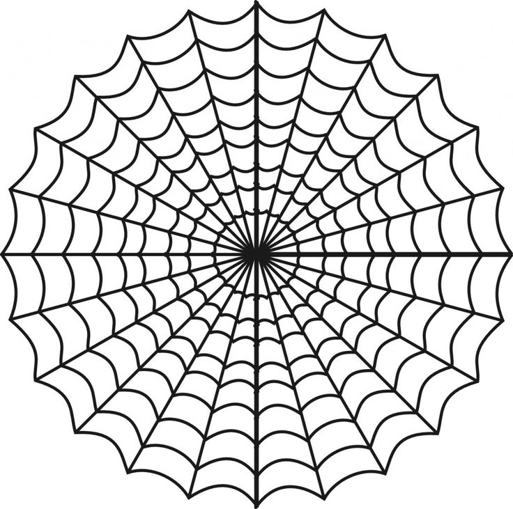 Free Printable Spider Web Coloring ...