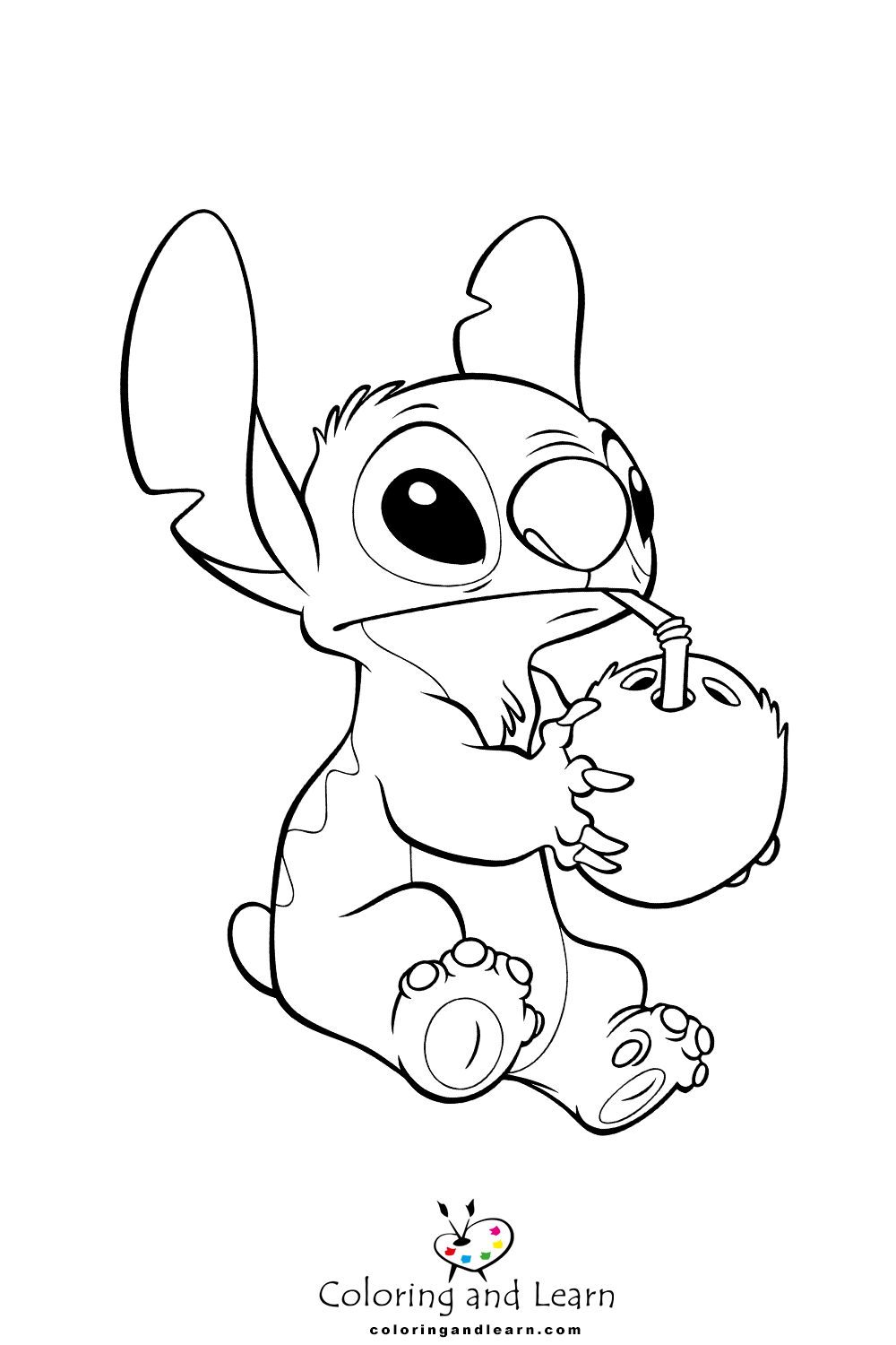 Stitch Coloring Pages (2023) - Coloring and Learn