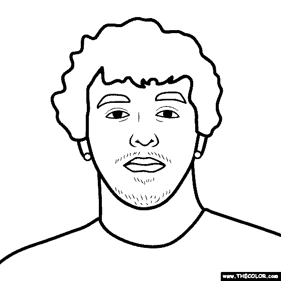 Hip Hop Rap Star Online Coloring Pages
