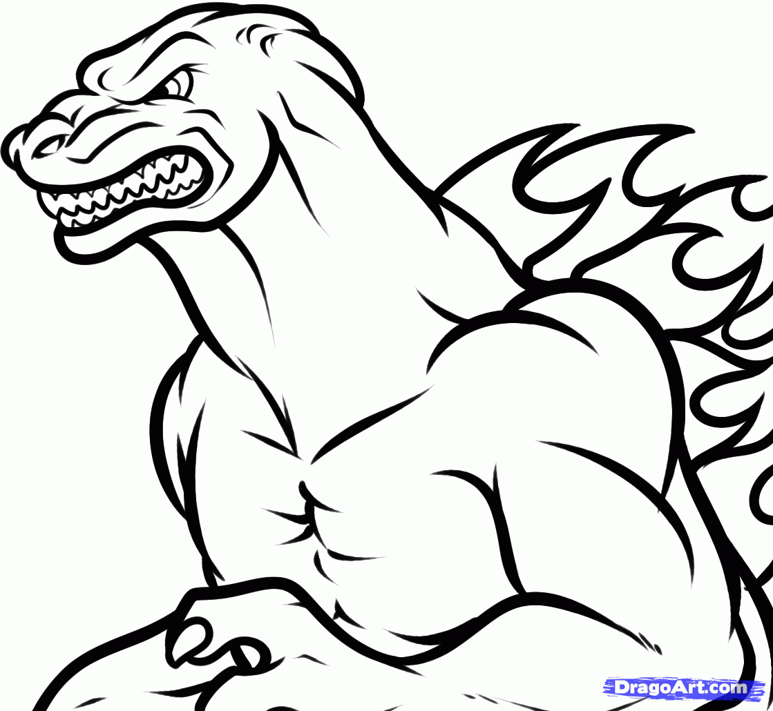 mechagodzilla godzilla coloring pages - Clip Art Library