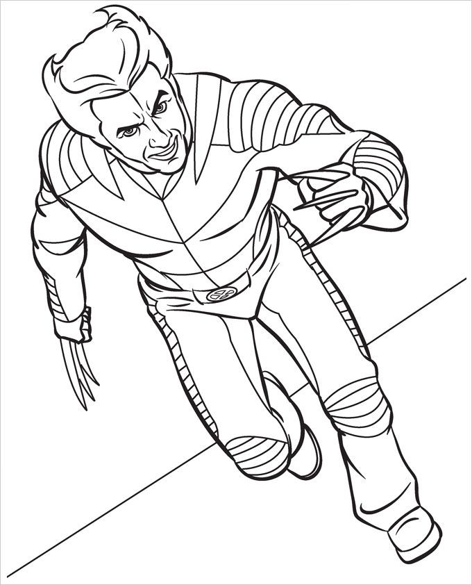 Superhero Coloring Pages - Coloring Pages | Free & Premium Templates