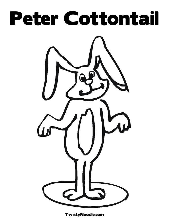 PETER COTTONTAIL COLORING PAGES Â« ONLINE COLORING