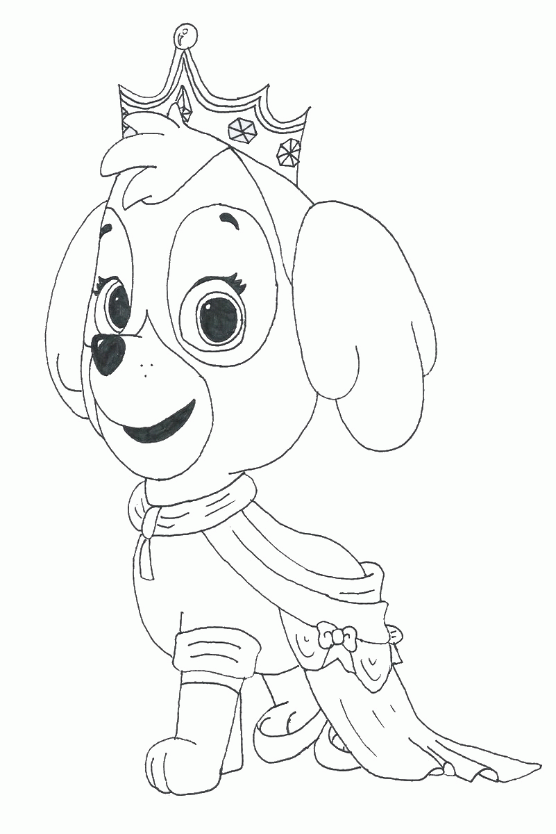 paw patrol, everest coloring pages | Jogos Online Wx