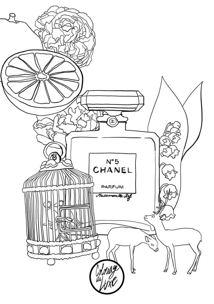 Coloriage de Luxe: Coloring Pages for Adults! – Chen's & Chai