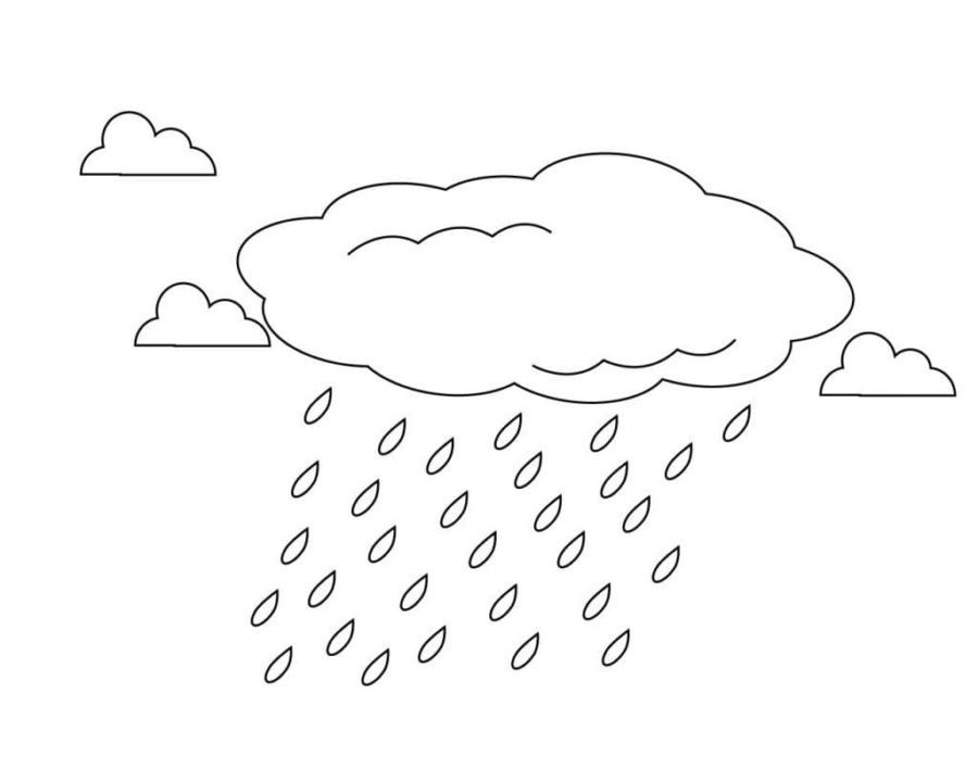 Cloud Coloring Pages