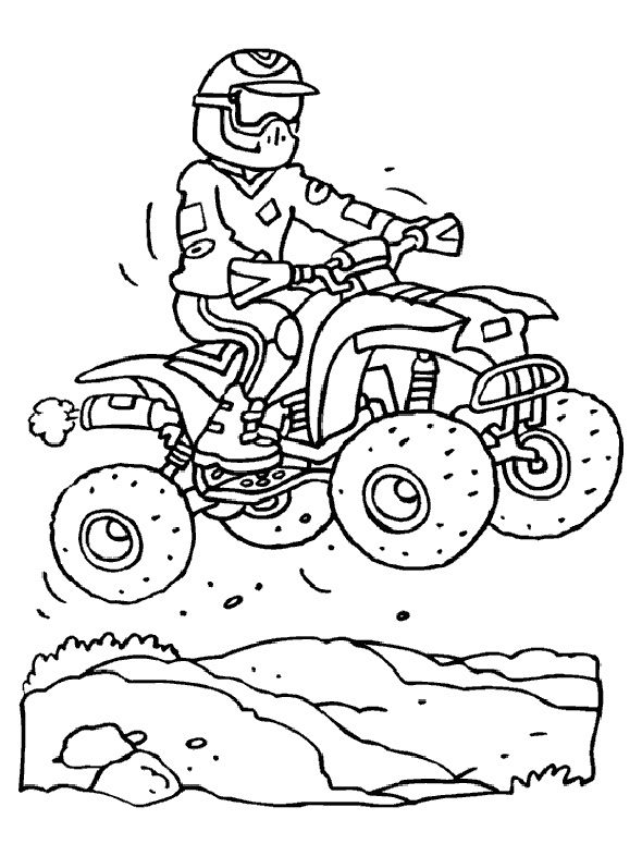 Coloriage moto 5 | Coloriage a Imprimer | Coloriage quad, Coloriage,  Coloriage moto