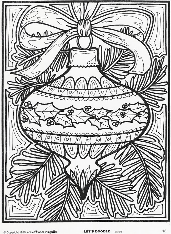 21 Christmas Printable Coloring Pages - EverythingEtsy.com