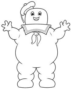 Ghostbusters Stay Puft Marshmallow Man Coloring Pages | Ghostbusters  birthday party, Coloring pages, Ghostbusters