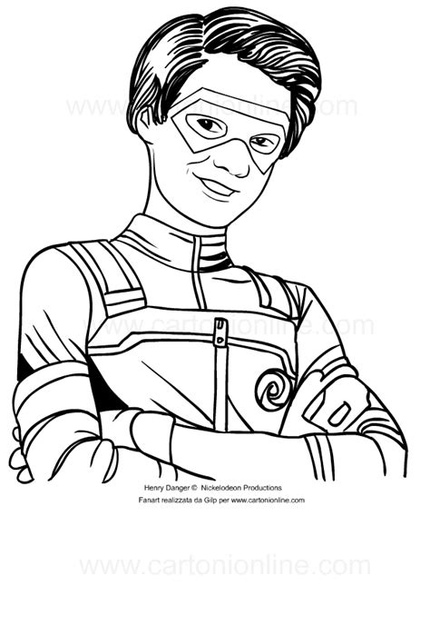 Kid Danger Coloring Sheet - Shefalitayal