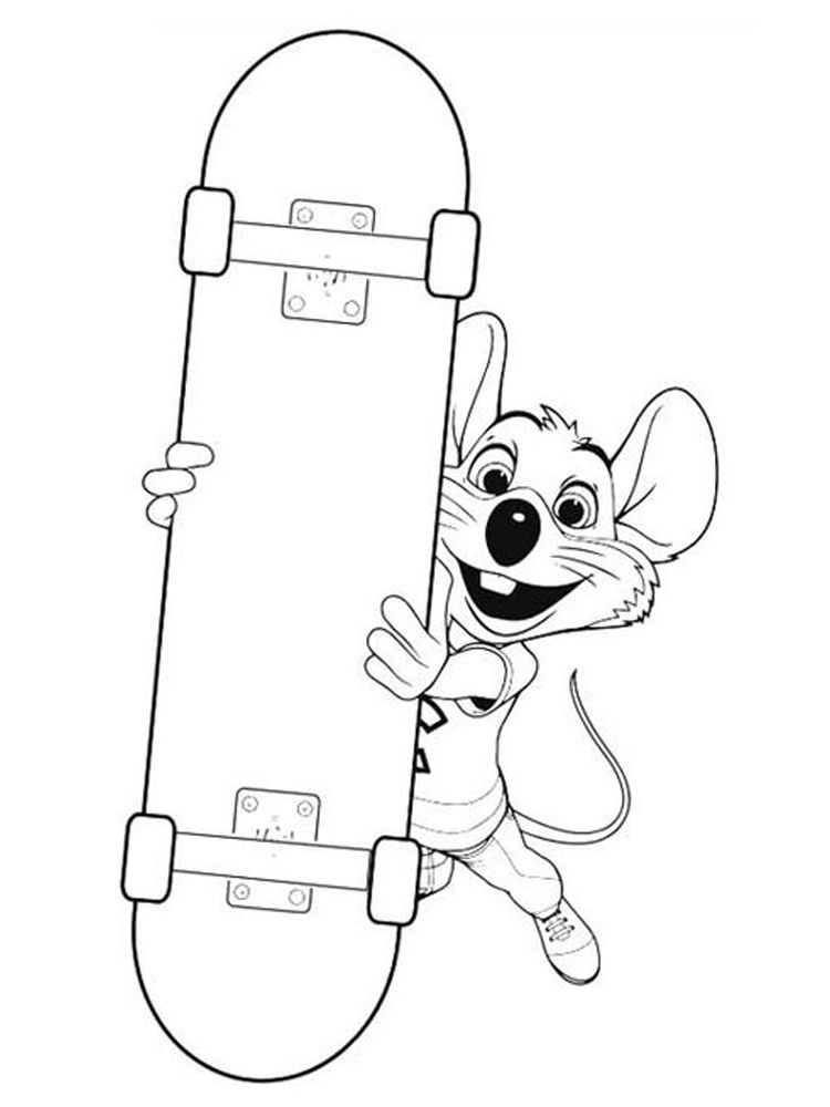 chuck e cheese printable coloring pages. Chuck E. Cheese's is a chain of  American family entertainme… | Chuck e cheese, Printable coloring,  Printable coloring pages