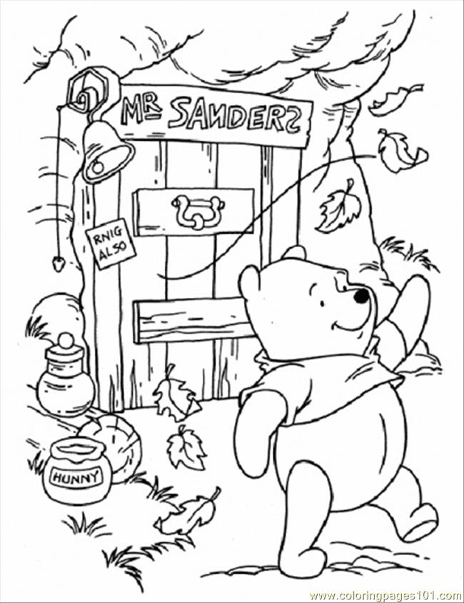 Pooh In Windy Day Coloring Page for Kids - Free Winnie The Pooh Printable  Coloring Pages Online for Kids - ColoringPages101.com | Coloring Pages for  Kids