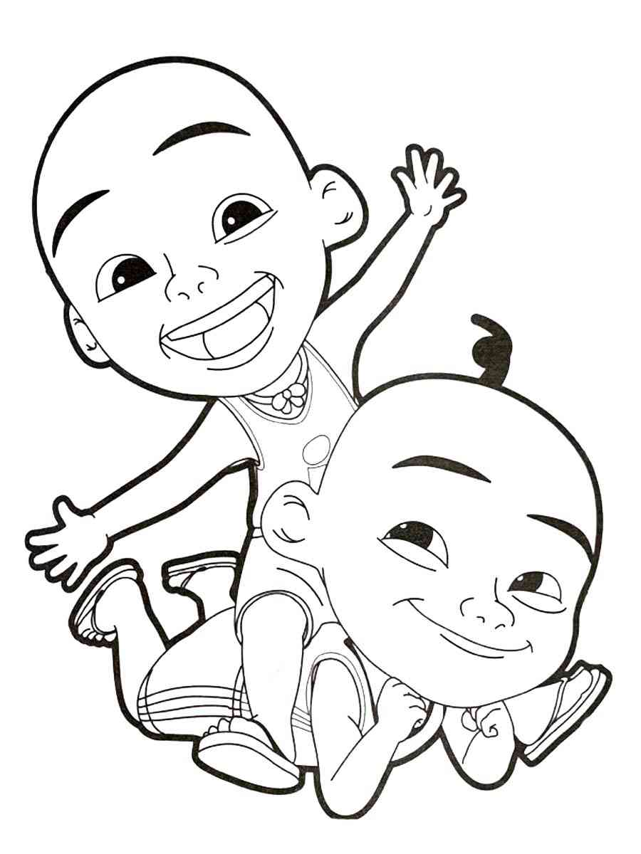 Upin & Ipin coloring pages