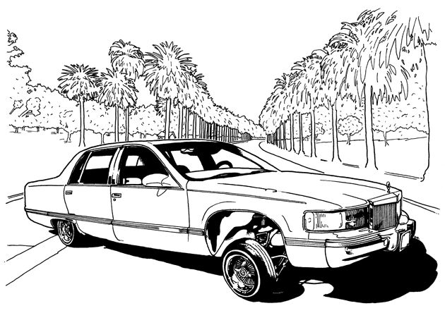 Lowrider Car Coloring Pages | Cars coloring pages, Lowrider cars, Lowriders