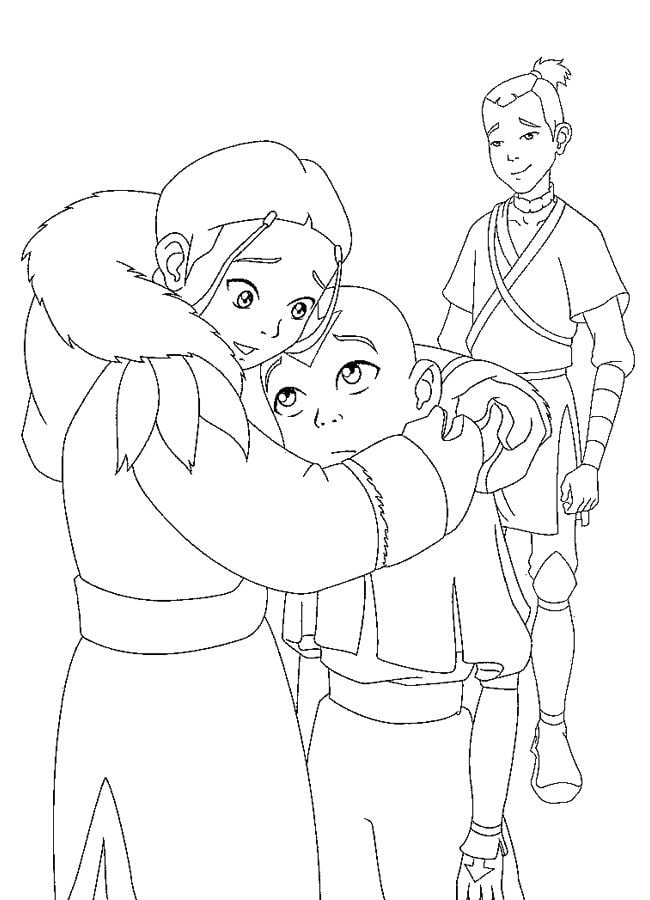 Coloring pages: Avatar: The Last Airbender, printable for kids & adults,  free