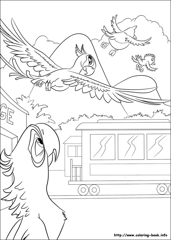 Rio coloring picture