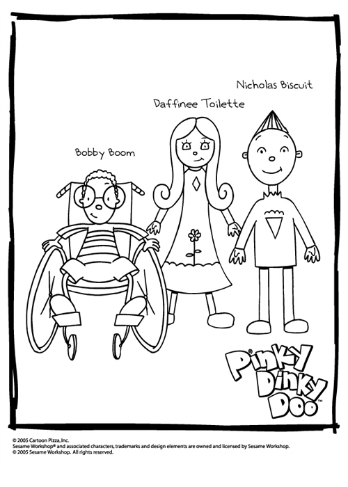 Pinky Dinky Doo Coloring Page