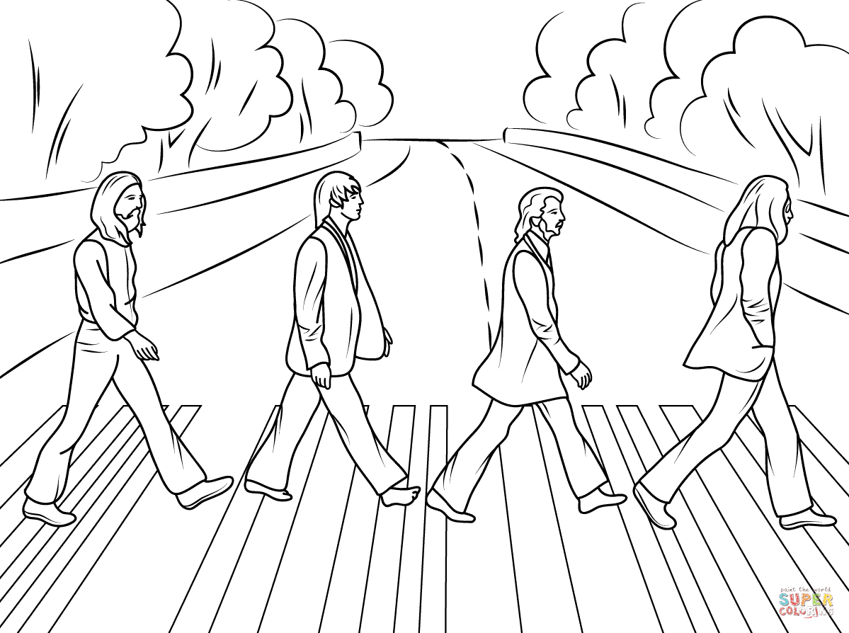 Beatles Coloring Book Pages - High Quality Coloring Pages