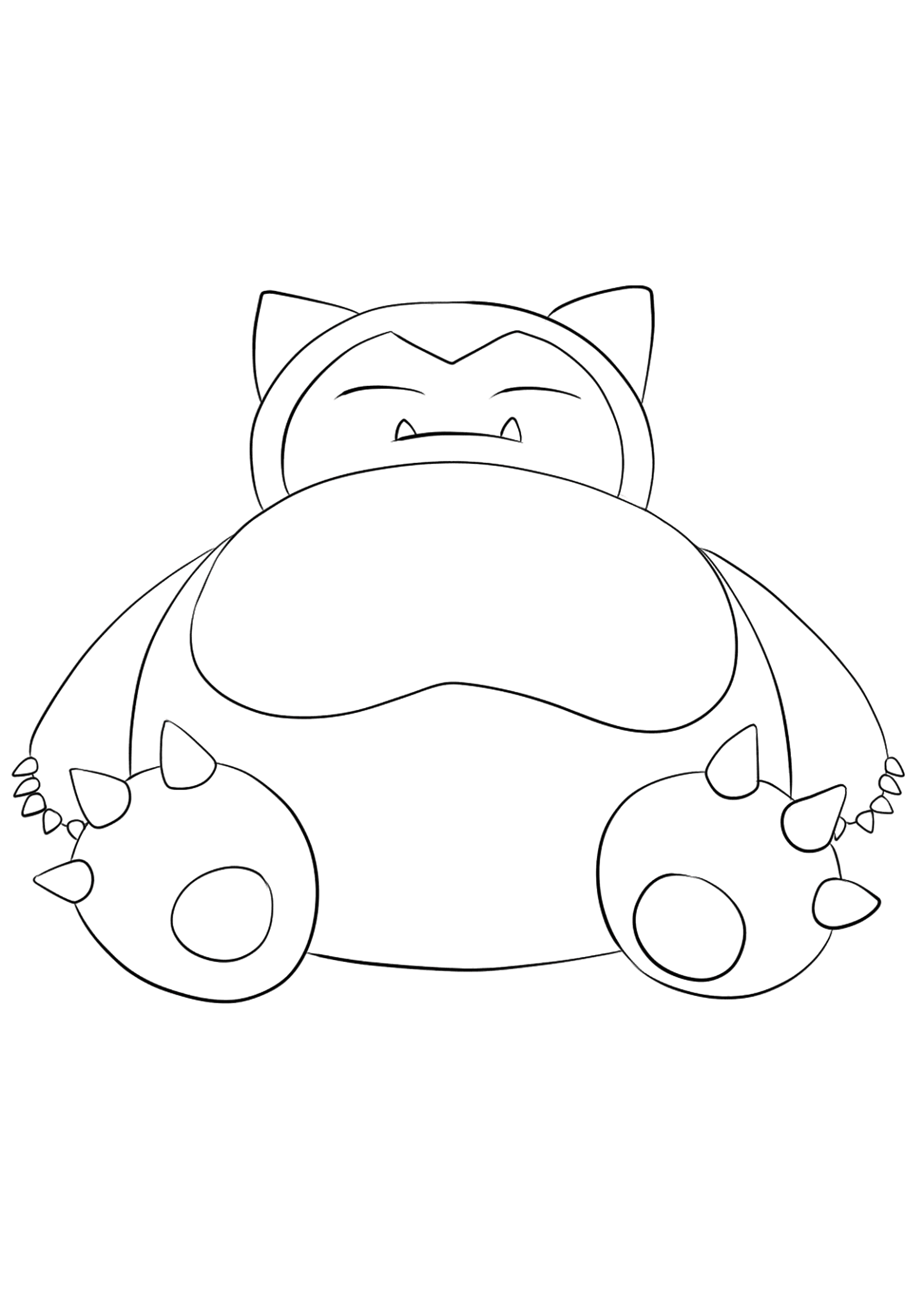 Snorlax No.143 : Pokemon Generation I - All Pokemon coloring ...