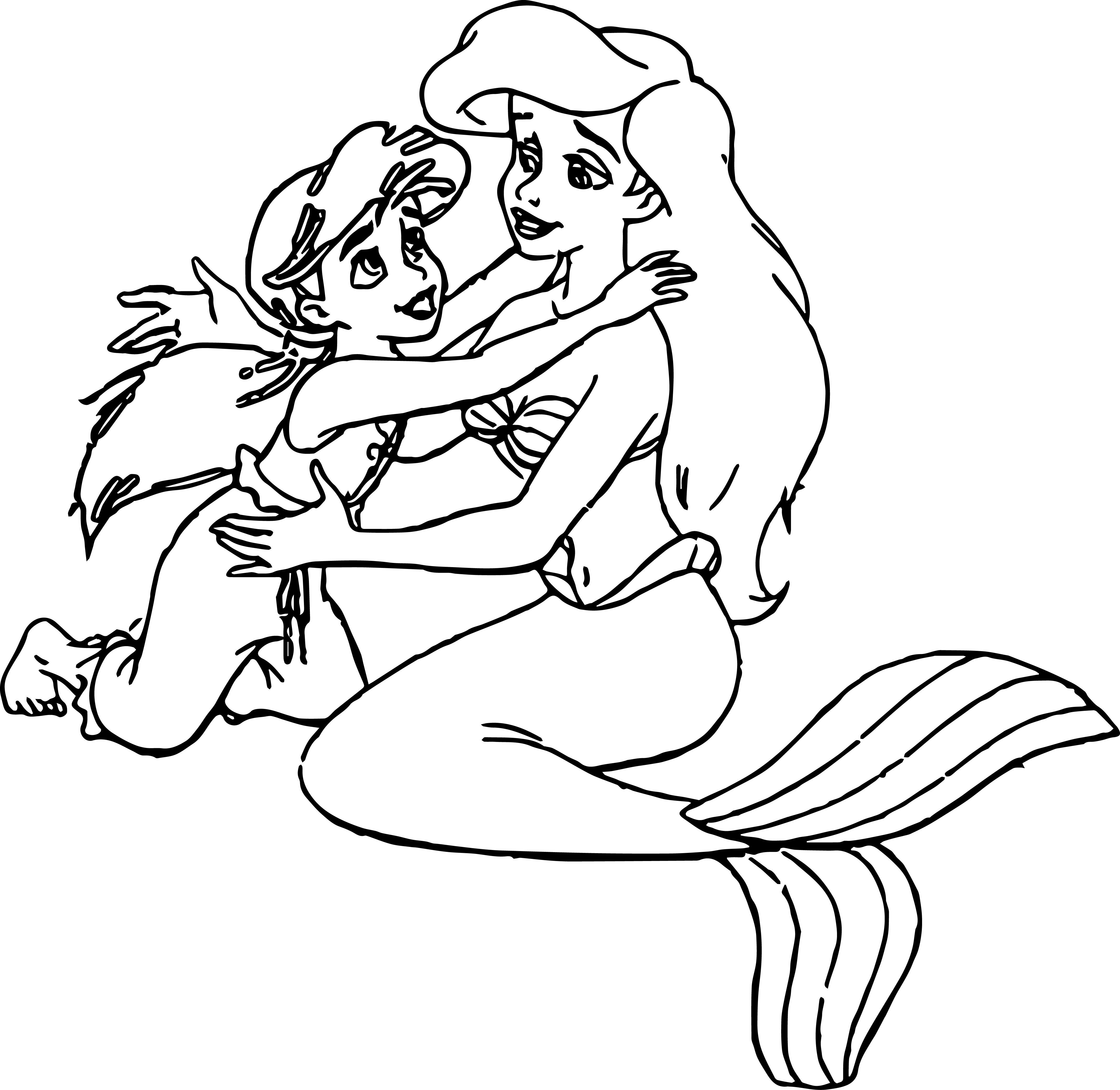 Disney The Little Mermaid 2 Return to the Sea Coloring Page ...