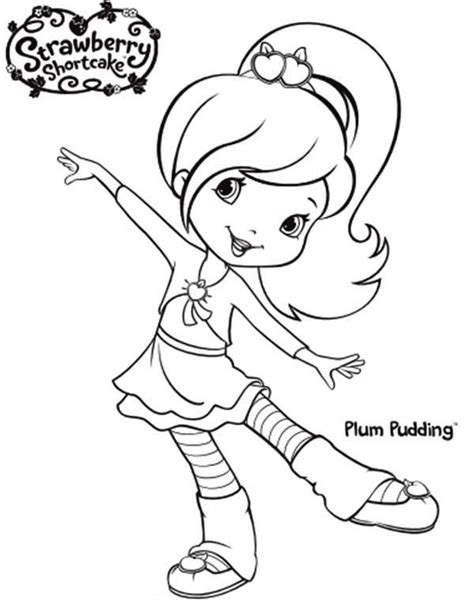 Plum Pudding Coloring Pages - Learny Kids