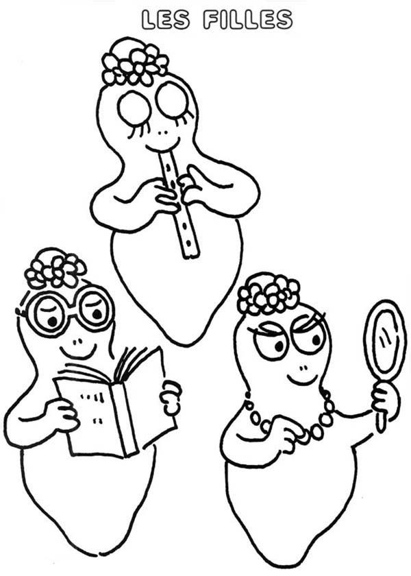 Barbapapa Family Going Outside Coloring Pages: Barbapapa Family ...