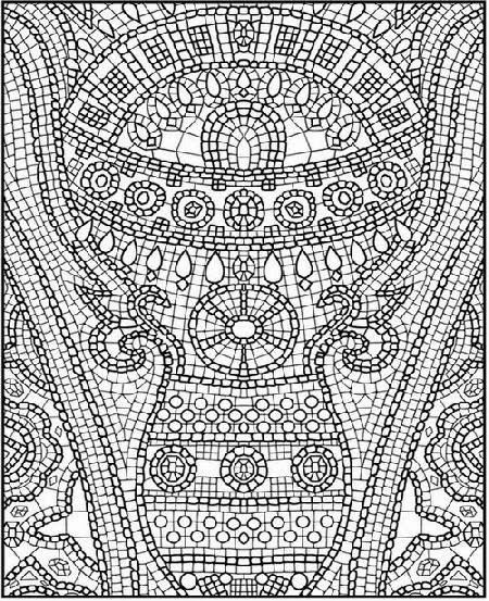 Mosaic Colouring For Kids - Coloring Pages for Kids and for Adults