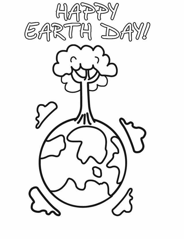 Earth Day 2 - Free Printable Coloring Pages