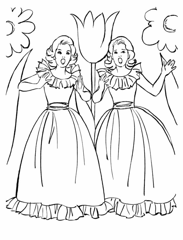 Girl Coloring Pages | Free coloring pages for kids