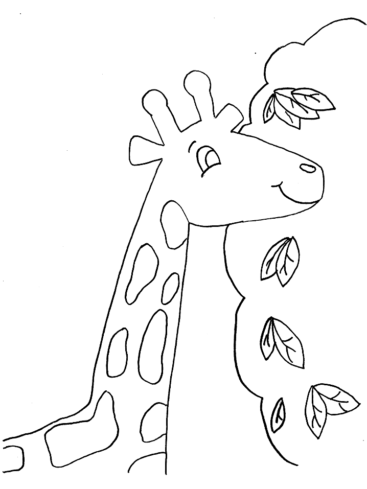 Giraffe Colouring Pages- PC Based Colouring Software, thousands of 