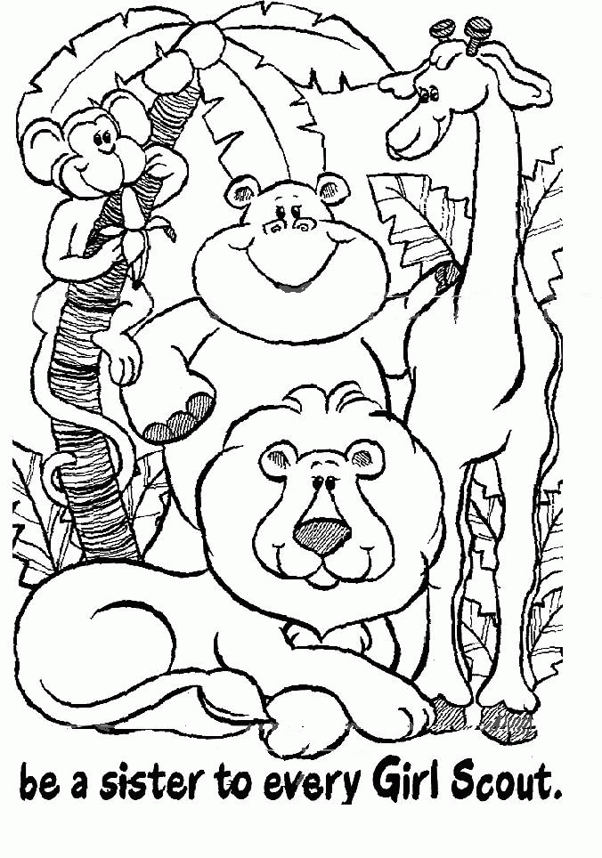 Daisy Scout Coloring Pages 310 | Free Printable Coloring Pages