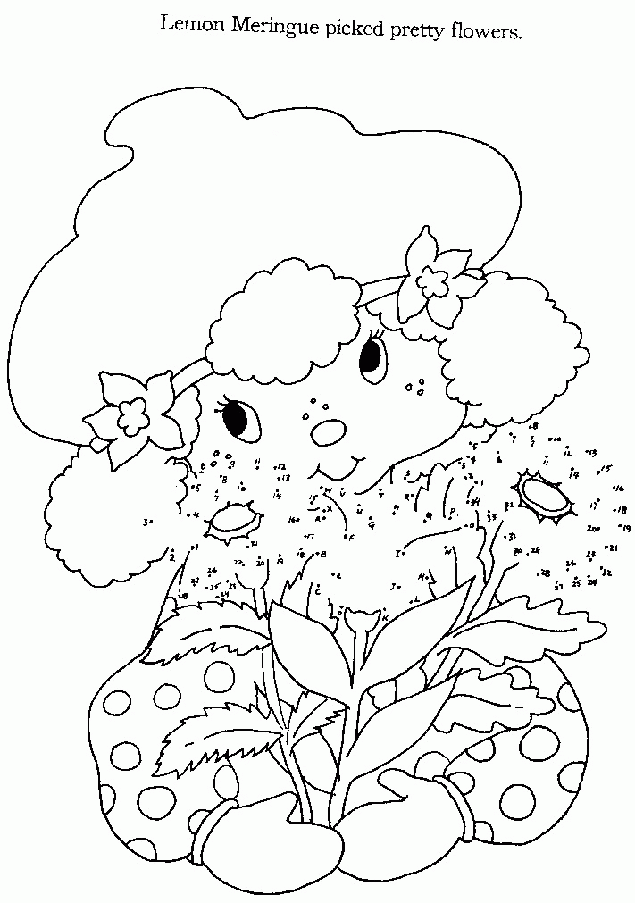 Strawberry Shortcake Coloring Book - Connect the Dots @ Toy-Addict.com