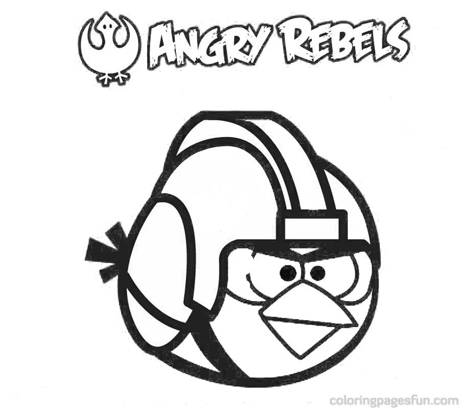 Angry Birds Star Wars | Free Printable Coloring Pages 