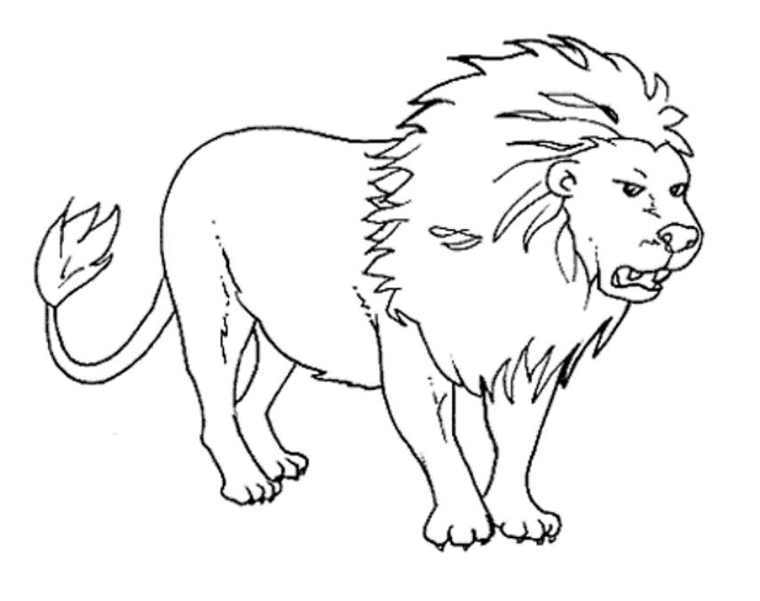 Animal Drawings For Kids To Color | Free coloring pages