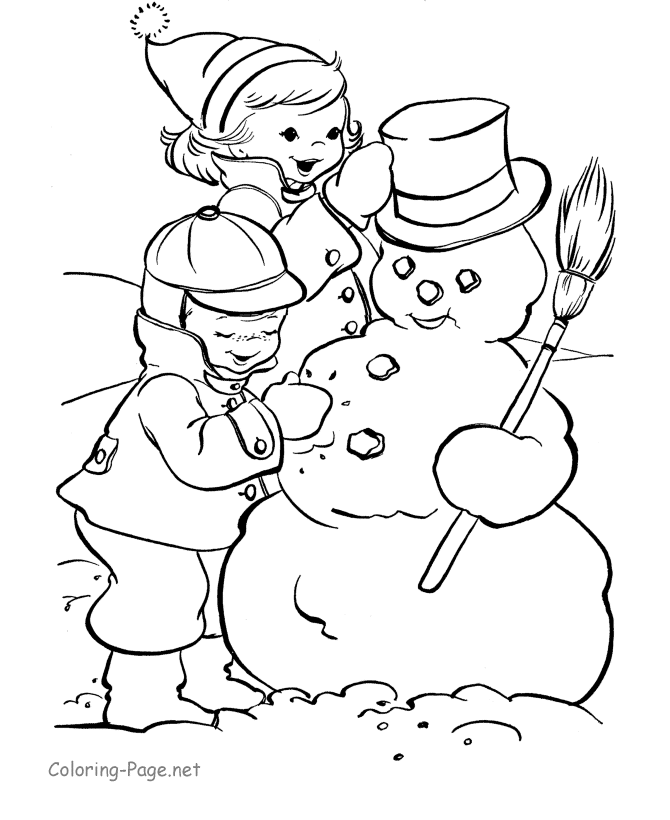 Snowman Coloring Pages Printable 74 | Free Printable Coloring Pages