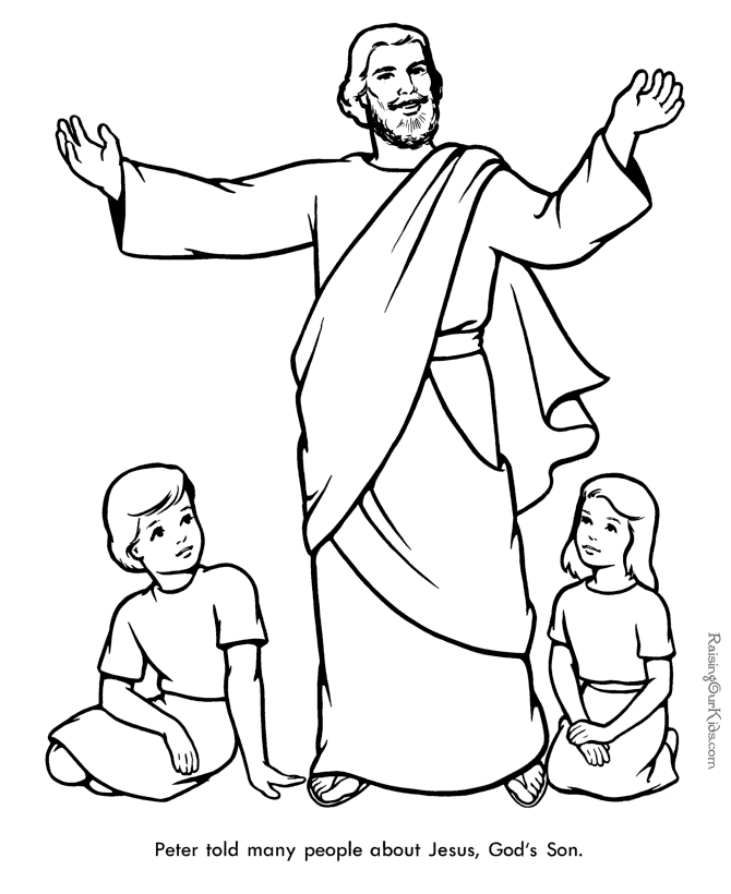 Bible Coloring Pages For Kids Printable 354 | Free Printable 