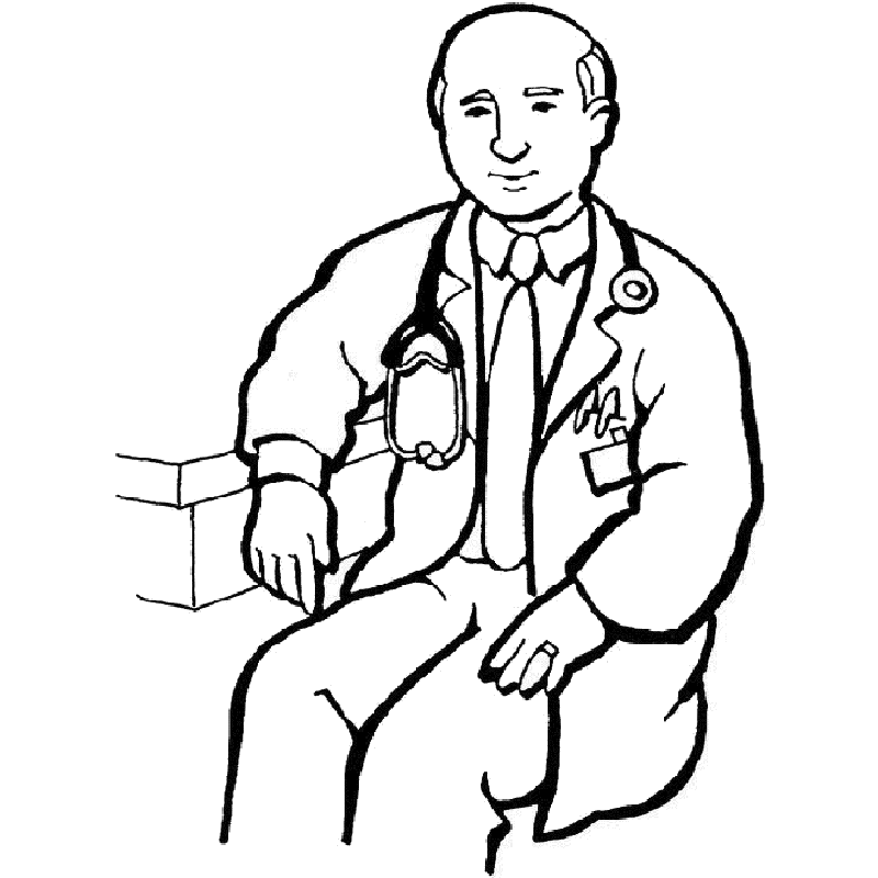 Hospital | Free Printable Coloring Pages