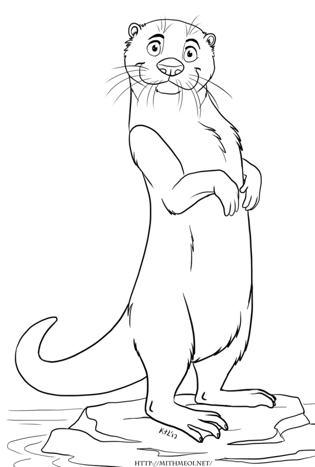 Coloring Page Otter Img Otter Coloring Pages Printable Coloring 