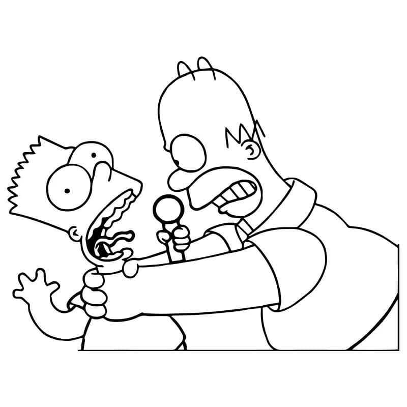 The Simpsons Coloring Pages | 100 images Free Printable
