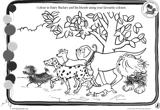 Hairy Maclary colouring page - Penguin Books New Zealand